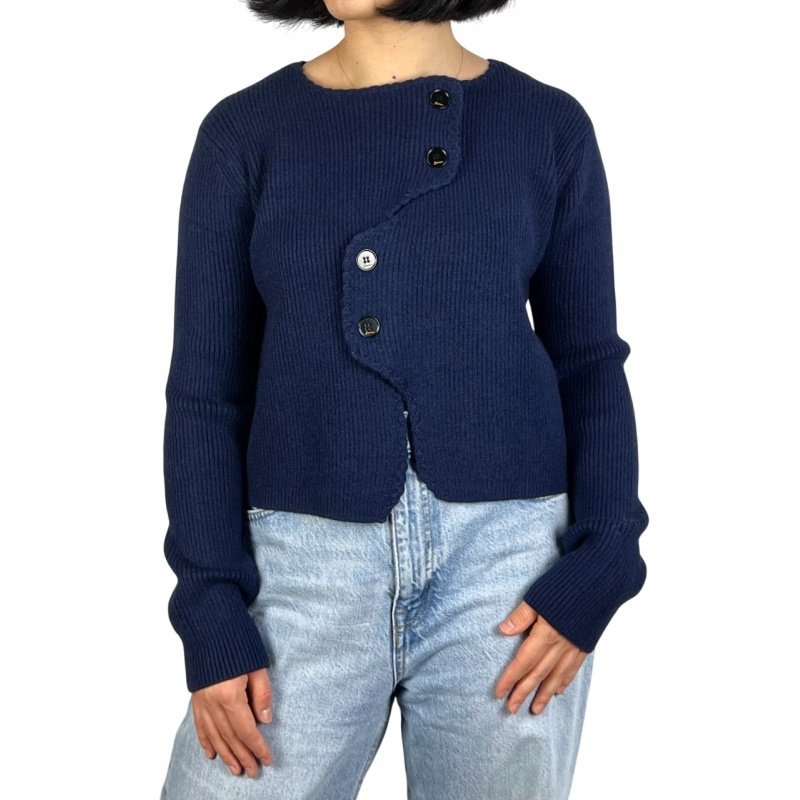 Sweter zapinany na guziki, damski