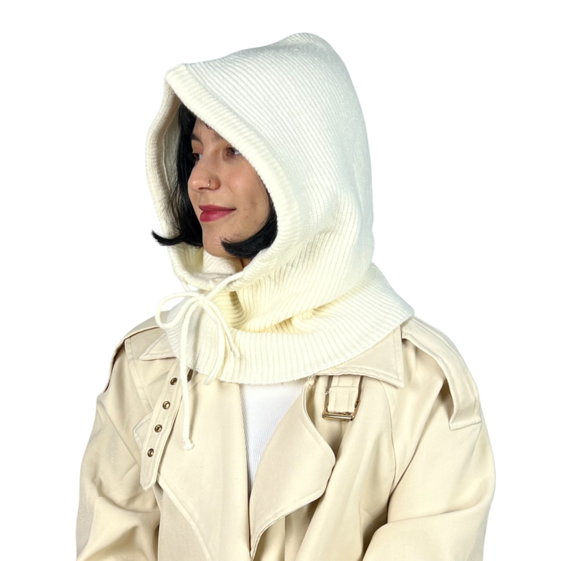 Kapturek balaclava ciepły, damski