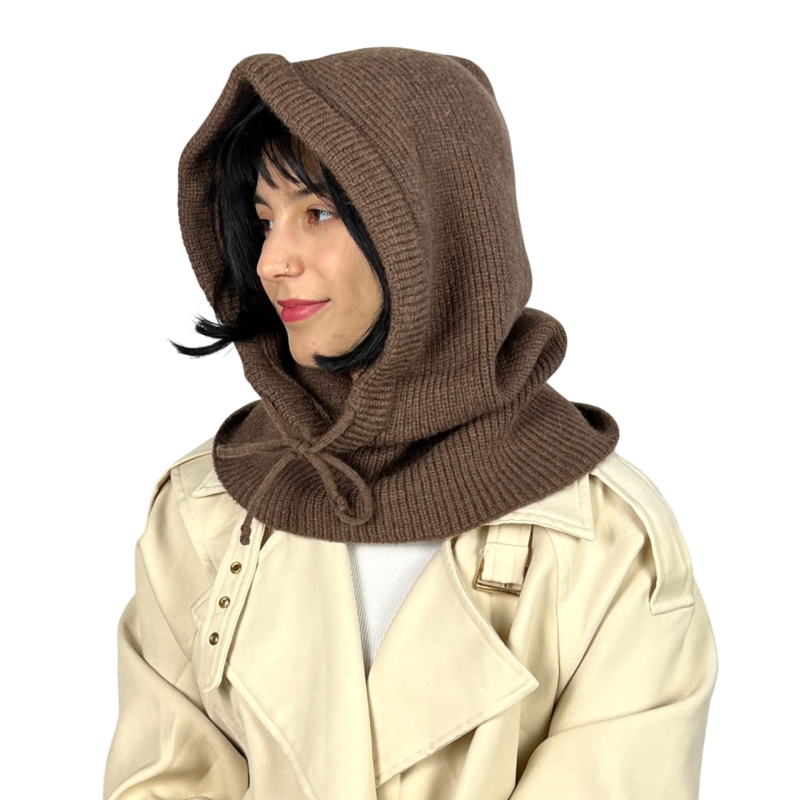 Kapturek balaclava ciepły, damski