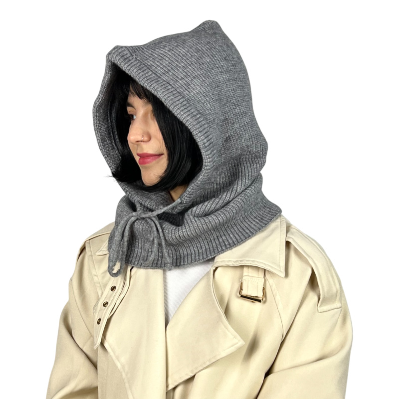 Kapturek balaclava ciepły, damski