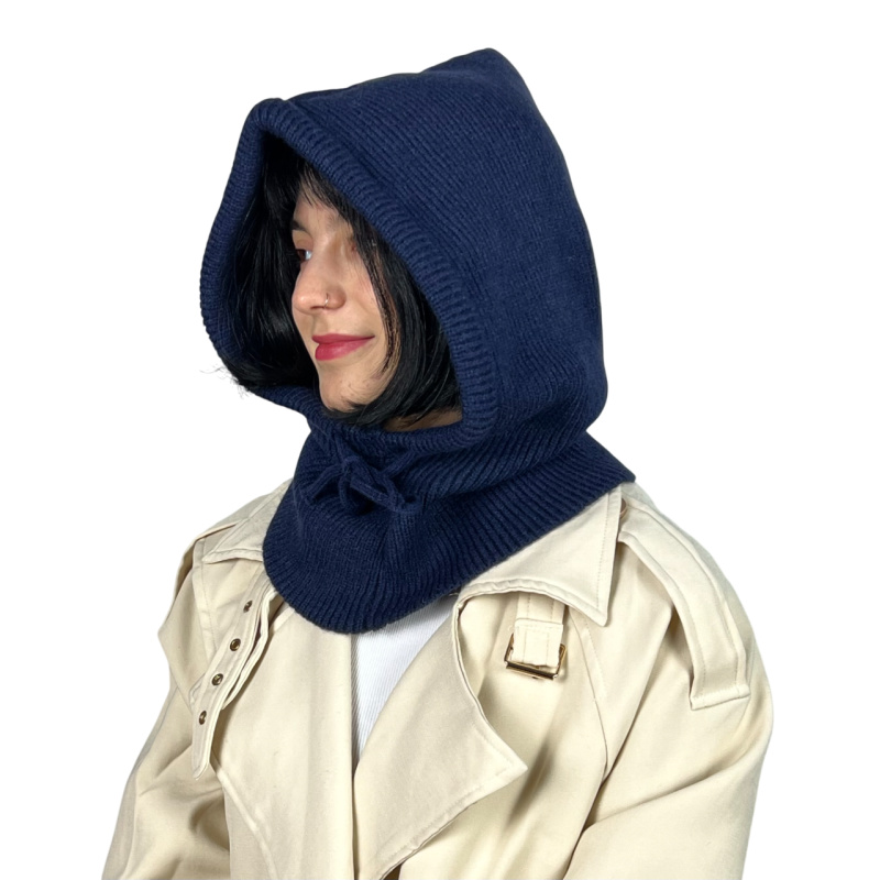 Kapturek balaclava ciepły, damski