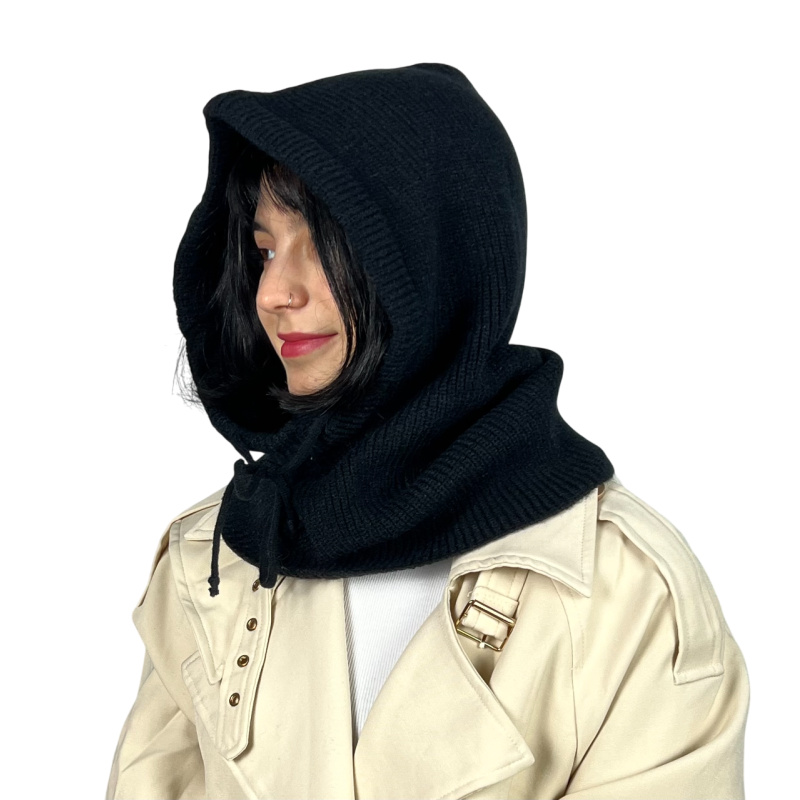 Kapturek balaclava ciepły, damski