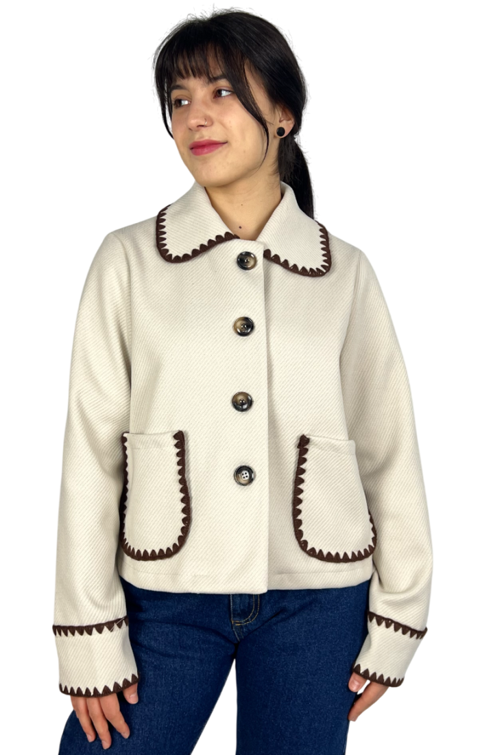 Kurtka z kołnierzem