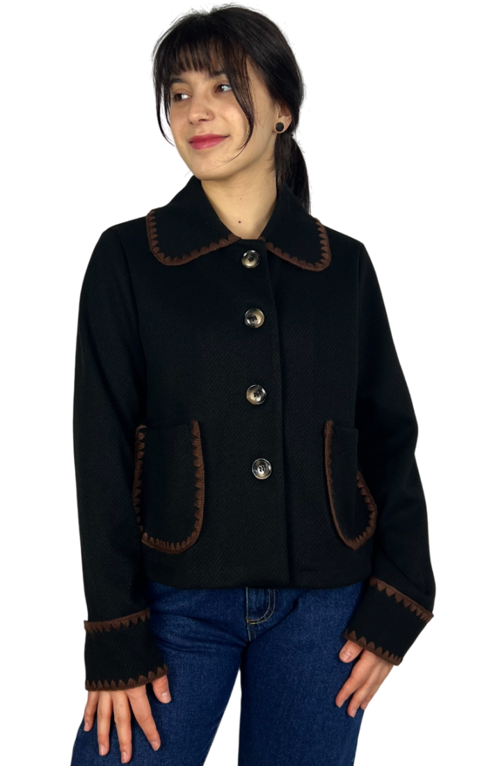 Kurtka z kołnierzem