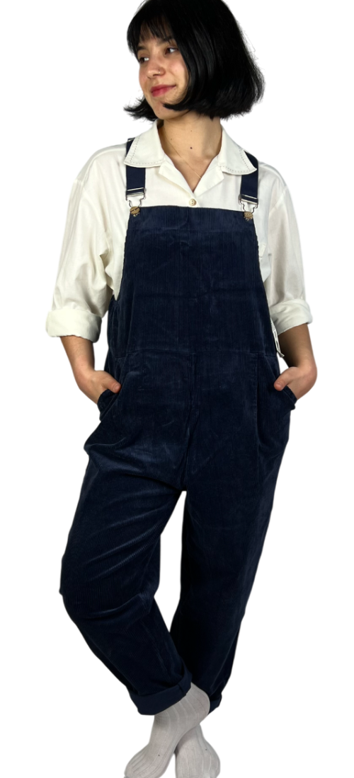 Ogrodniczki vintage sztruksowe