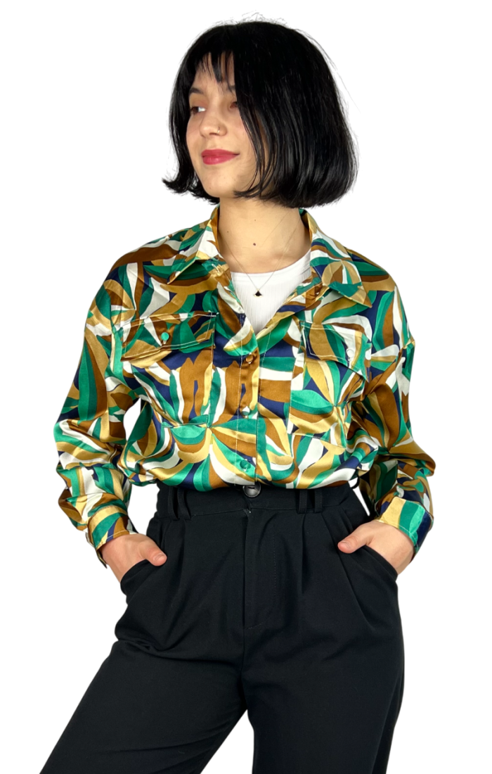 Koszula na guziki z kołnierzem