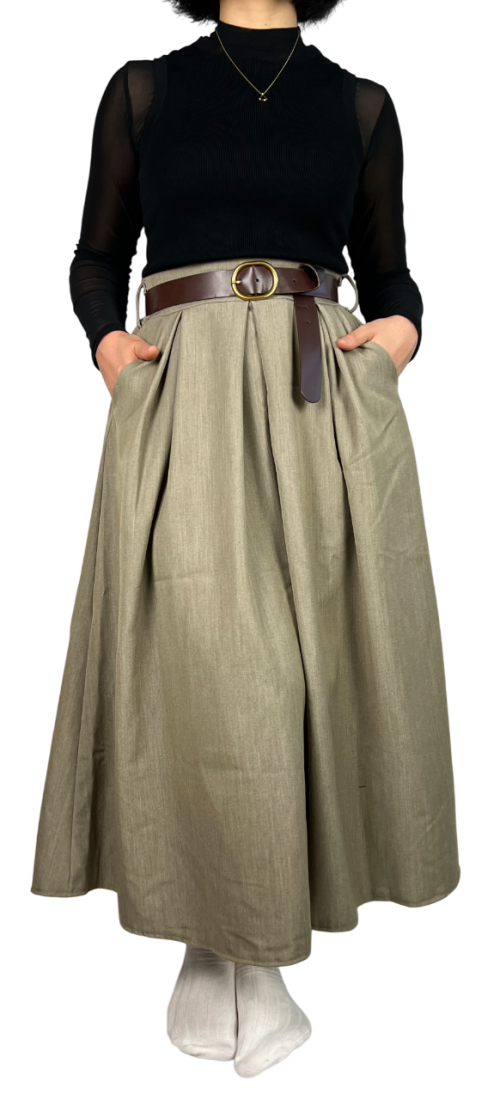 Spódnica vintage midi