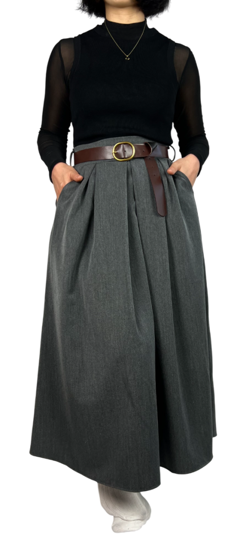 Spódnica vintage midi